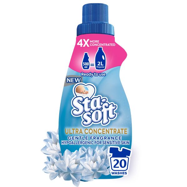 Sta-soft Ultra Concentrate, Sensitive, Fabric Softener - 500ml