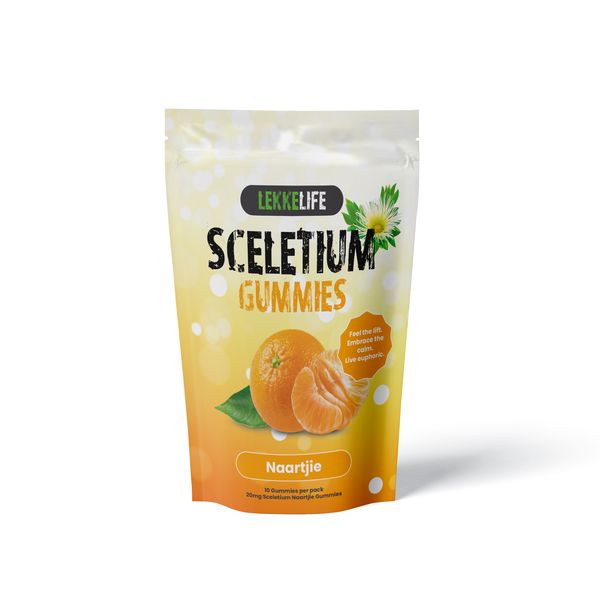 LekkeLife Naartjie Sceletium Gummies