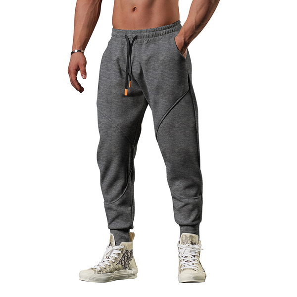Men's Casual Tapered Pants Winter Joggers Sweatpants Cargo Fitness Trousers