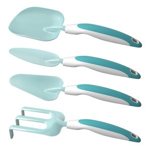 Children's Gardening Tool Set - Planting Garden Shovel - Soil Rake - 4 Piece Set