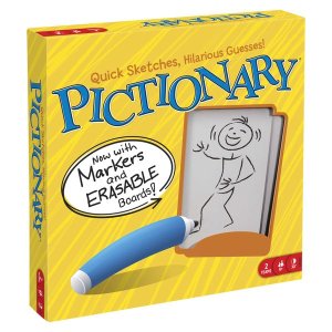 Pictionary Board Drawing Game for Family, Kids, Teens and Adults