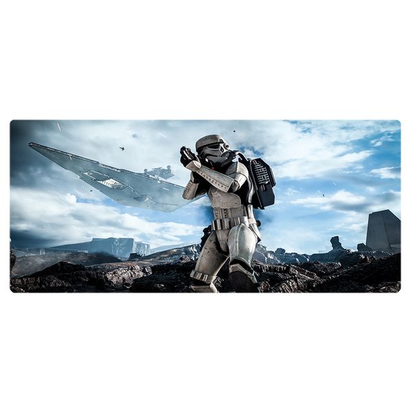 X-Large Gaming Mouse Pad Anti-Slip Base Extended Mouse Mat - Sky Warrior
