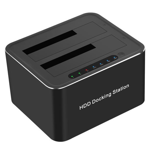 USB 3.0 Hard Drive Docking Station With Double Slot