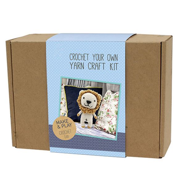 Crochet Knitting Kits (DIY Crafts)- Lion Animal, Crochet/Kint for Beginners