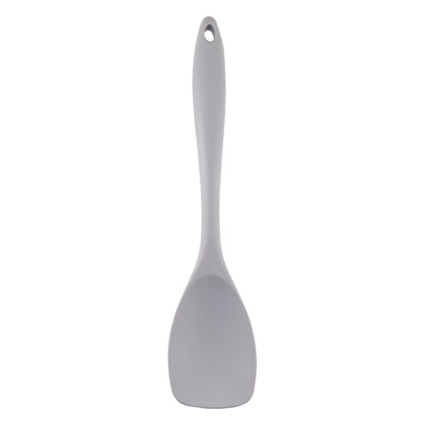 Regent Kitchen Grey Silicone Scoop Spatula, (280x60x18mm)