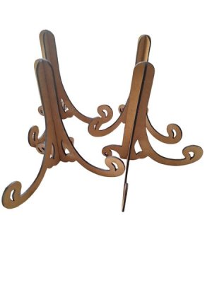 Plate Display Stands - 4 Pack