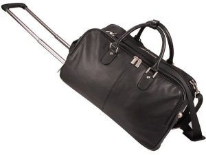 Adpel Leather Memphis Trolley Travel Bag