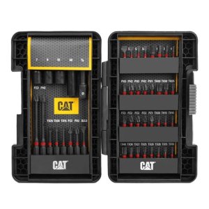CAT - 45 Piece Screwdriver Bit Set In Medium Case