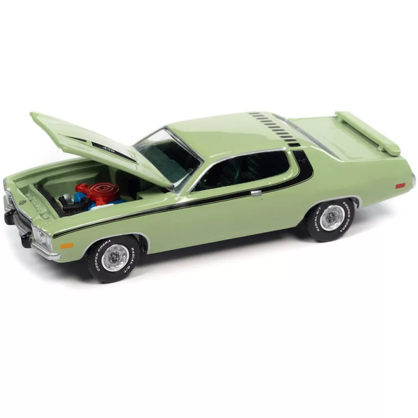 Plymouth Road Runner 440 Green w/Black Stripes &amp; Green Interior (AW64352)