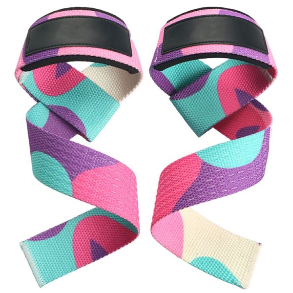 Lifting Wrist Straps Wrap for Weightlifting &amp; Strength Training Hard Pull