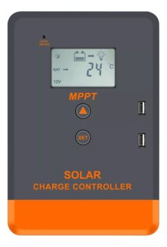 Powmr 20a Mppt Solar Charge Controller 12/24vdc 60voc