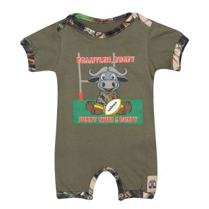 Sniper Africa Buffy Rugby Olive Baby Grow
