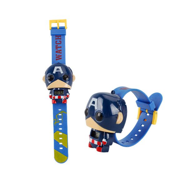 Kids Cartoon Learning Watch Retractable Deformable Toy for Toddlers