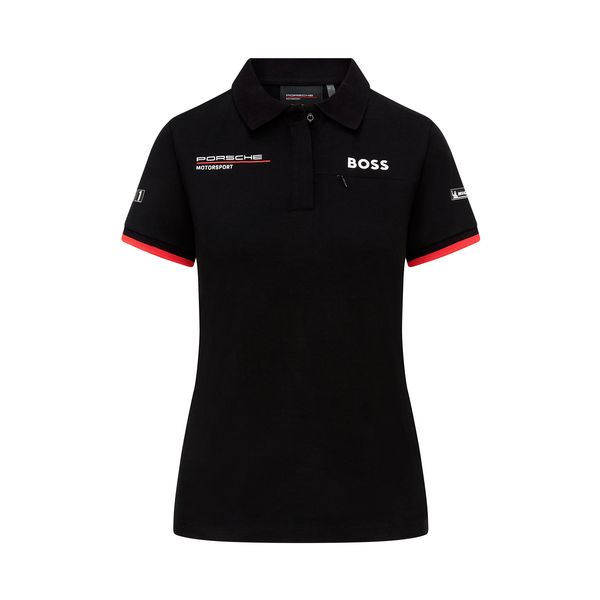 2024 Porsche Motorsport Ladies Team Polo Shirt-Black