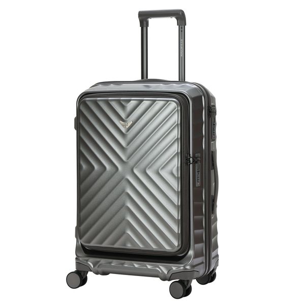 TravelMate 66cm Hard Shell Zipper 8 Wheel Xbag MEDIUM Trolley TSA L-350 B