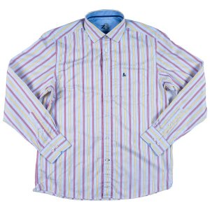 Z3 - Men's Yacht Striped Cotton Long Sleeve Casual Shirt