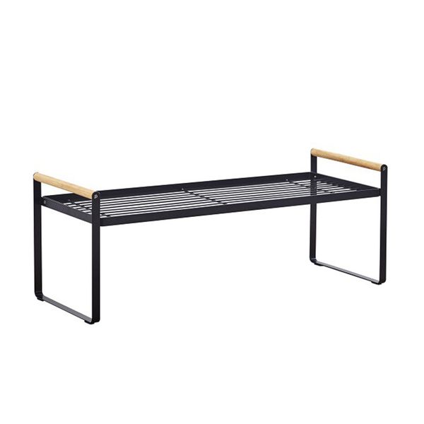 Cabinet Storage Shelf Organizer Rack, Heavy Duty Steel Metal Spice Rack