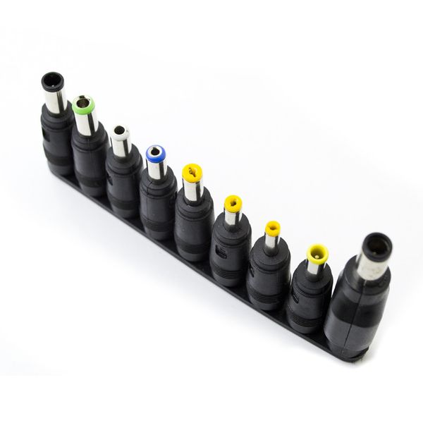 9pcs Universal DC Female Adaptors for Male Jack 5.5x2.1mm