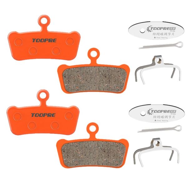 Toopre Twin Pack Orange Ceramic Bicycle Disc Brake Pads TP-02F