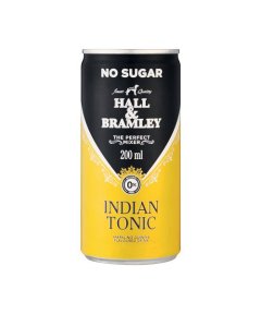 Hall &amp; Bram No Sugar Tonic Water Can 200ml x 24