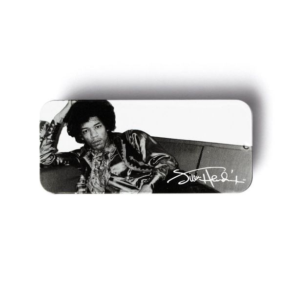 Dunlop Jimi Hendrix Silver Portrait Pick Tin