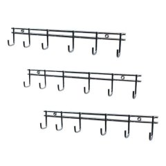 Lifespace Braai Utility Rack - 6 Hooks - Chrome Plated Mild Steel - 3 pack