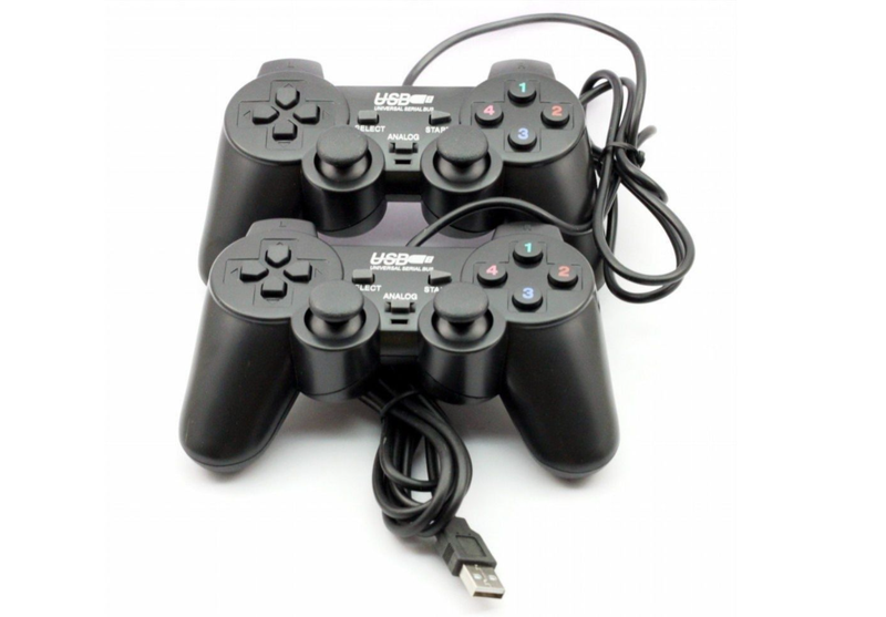 Double Shock Twin PC/Laptop USB Controller - Gaming Joystick Controller