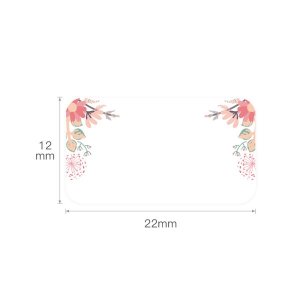 Niimbot - D11/D110 - 12*22mm - 260 Thermal Labels - Spring Red Design