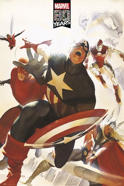 Avengers - Marvel 80 Years Poster