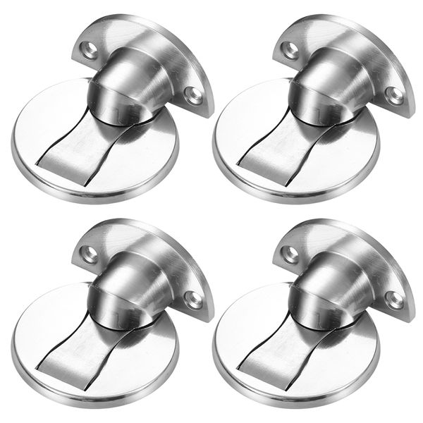 Door Stops Magnetic Door Stoppers Adhesive Door Holder Door Catch - 4 Piece