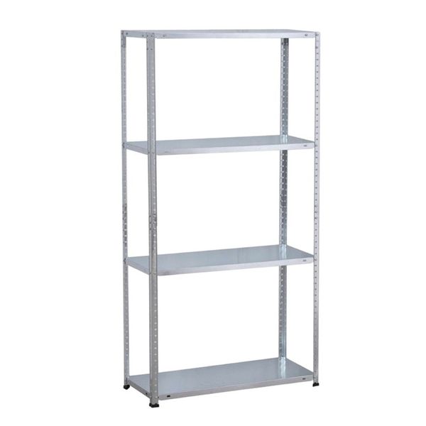 4 Tier Adjustable Storage Rack 200kg Capacity for Garage Pantry