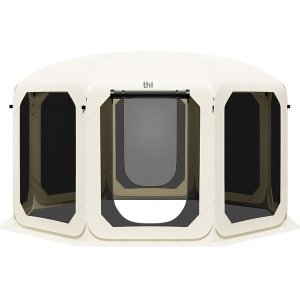 thl Instant Screen House Tent 3x3 M - Pop-Up Canopy with Mosquito Net