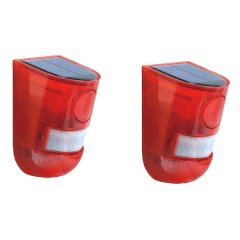 Outdoor Solar Powered Security Alarm Lamp With Motion Detector -Q-A223