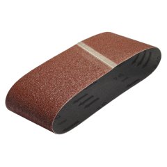 Wolfcraft 6 Pack Sanding Belts 76X457MM 80 Grit