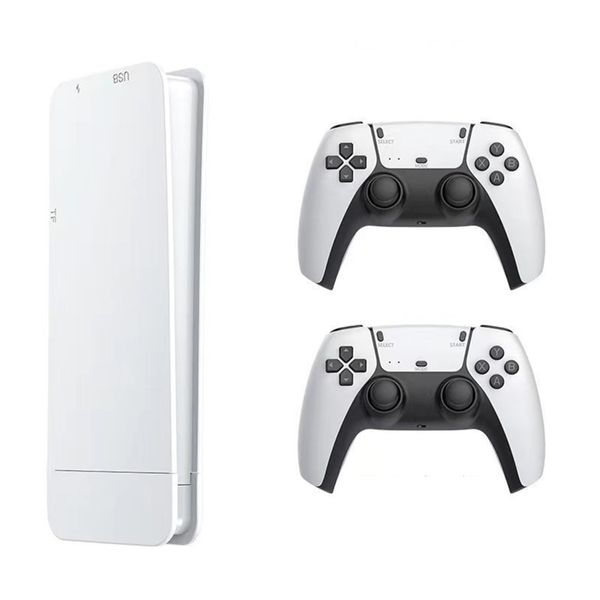 Wireless Retro Game Stick 4K HD 10 Emulators Dual 2.4G Controllers