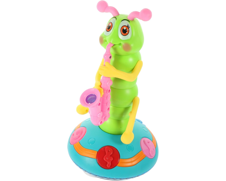 MorFansi Musical Electric Caterpillar Toy for Toddlers Colorful Dancing