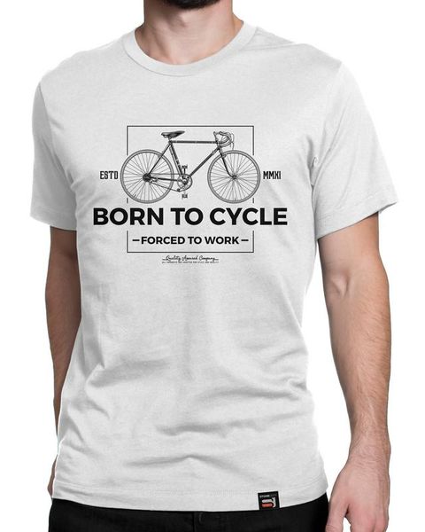StoneDeff - Born to Cycle Forced to Work T-Shirt