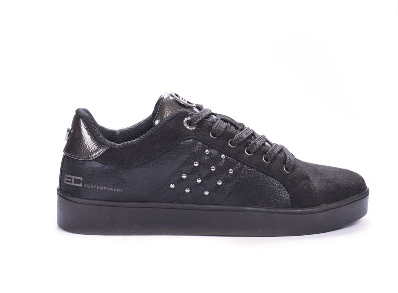 Enrico Coveri Embelished Women's Sneakers - Black