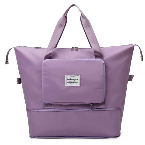 Handheld/Single Shoulder Foldable Expandable Fashion Fitness Travel Bag