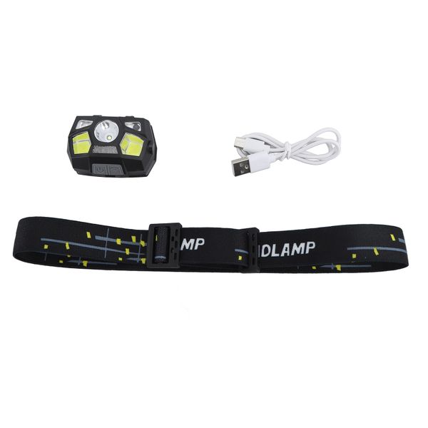 Motion Sensor Head Lamp Rechargeable Waterproof Headlight for Outdoor