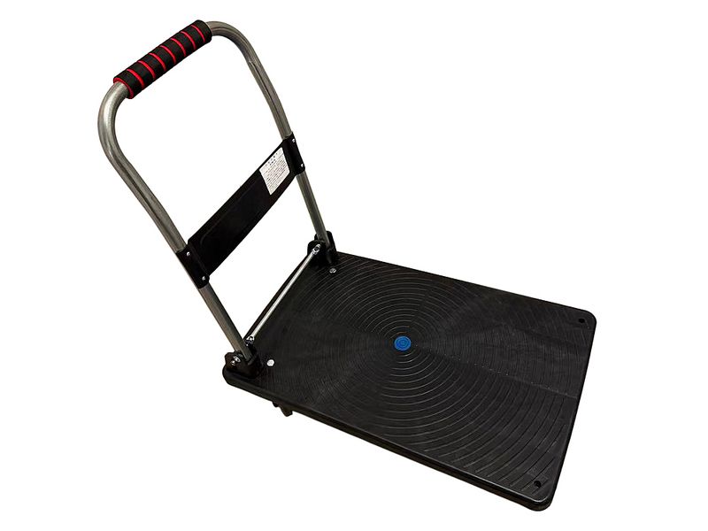 Foldable Platform Trolley with 4 Inch Rubber Wheels
