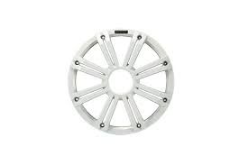 Kicker - KM10 And KMF10 Subwoofer 10 Inch Grille With LED - White