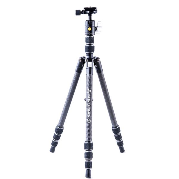 Vanguard Vesta TB 204CB Carbon Fiber Travel Tripod With T-46 Ball Head
