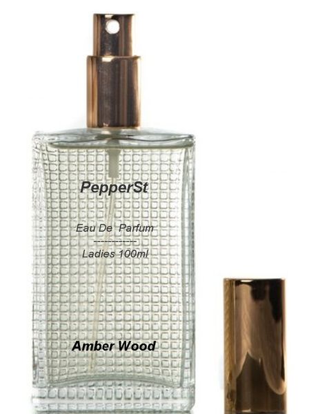 PepperSt Perfume - Amber Wood - For Her - 100ml