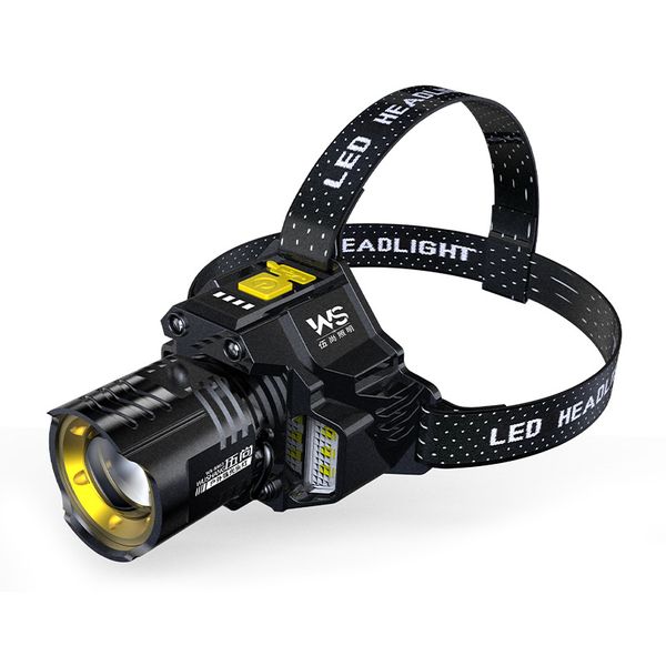 Headlamp for Outdoor Use USB Rechargeable Emergency Smart Light