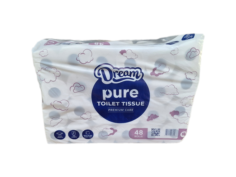Wipe-it Dream Pure Toilet Tissue, Premium Care, 2ply (200 sheets)
