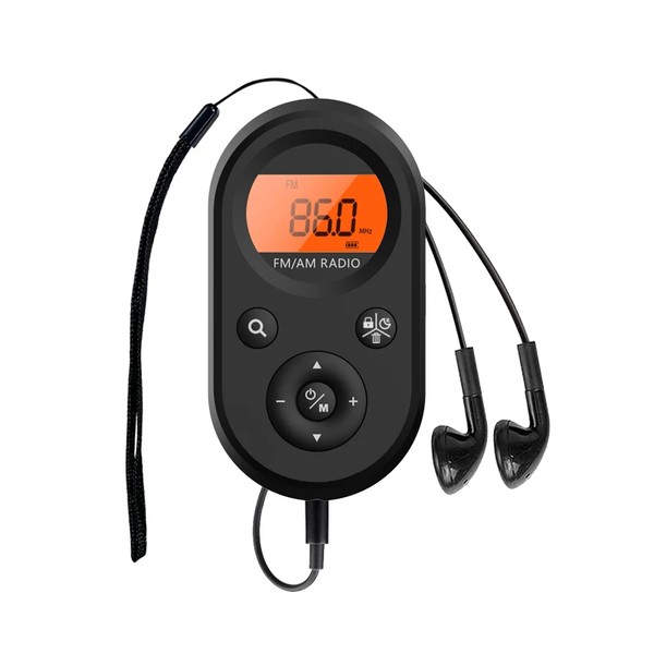Pocket Radio AM/FM Portable, Rechargeable Battery with Best Reception