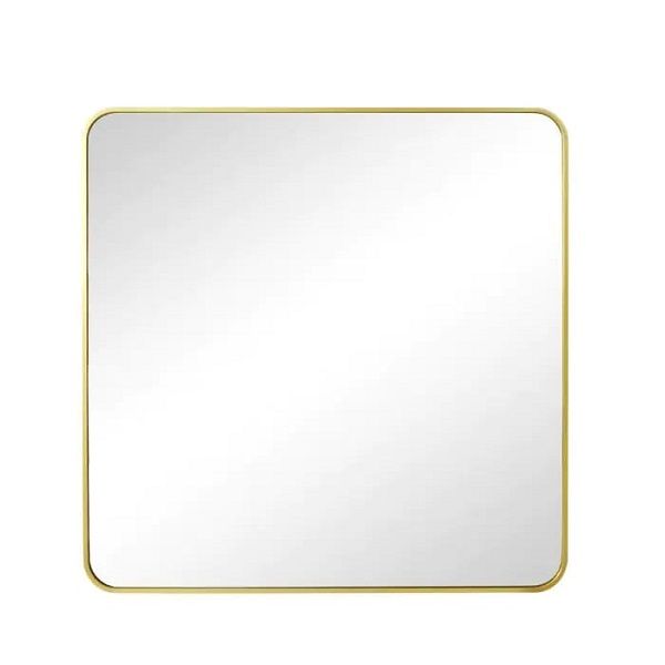 Square Mirror - Gold Frame - 800mm X 800mm