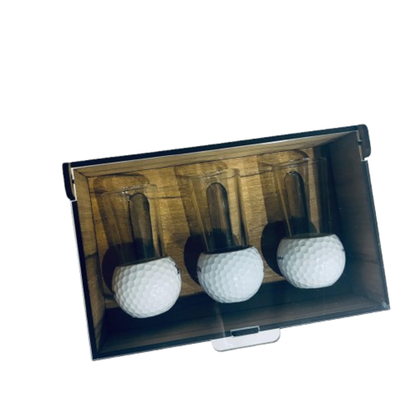 Golf Ball Shooter Glasses - Gift Box