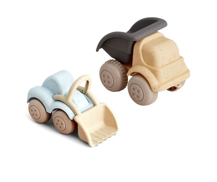 Viking Toys Eco-Friendly Midi Tipper Truck and Digger - Hearts Collection